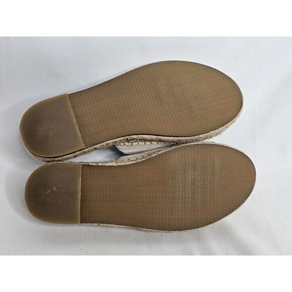 J. McLaughlin Aries White Leather Scalloped Sandals Size 6 - Picture 6 of 7